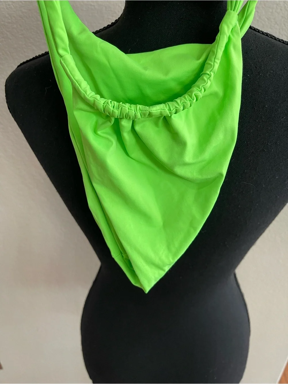 Frankie’s Bikinis neon green bikini set